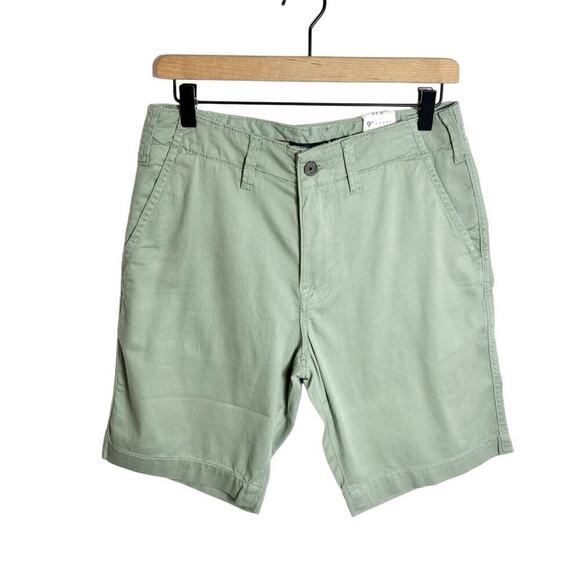 LUCKY BRAND 9" SHORT TENCEL GREEN MEN SHORTS SIZE 29 BRAND NEW WITH TAGS